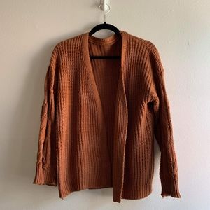 Crewneck Knit Cardigan
